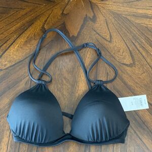 Shade & Shore Push- Up Black Bikini Top